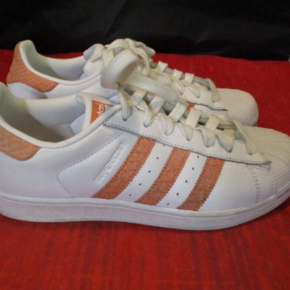 Adidas Superstar 3 Stripes Sneakers Women's 8.5